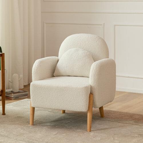 Modern sofa living room furniture single double modular sofa fashion fabric leisure backrest armchair clothing store cafe seat