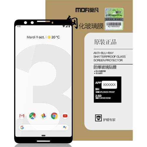 MOFi For Google Pixel 3A XL Glass Full Cover Tempered Glass For Google Pixel 3A XL Screen Protector