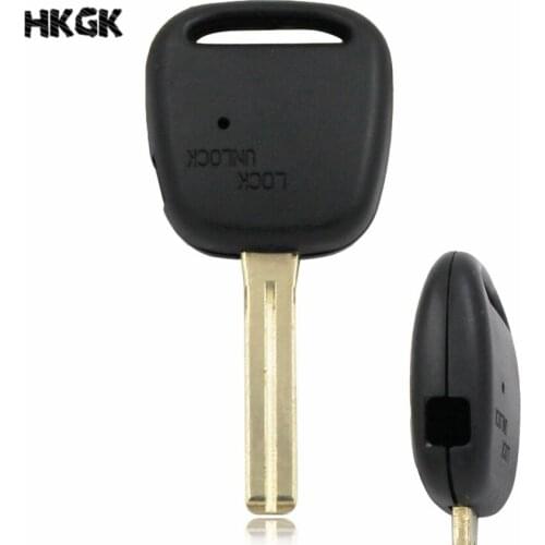 New Remote Key Shell Case Smart Car Key Housing Side 1 Button for TOYOTA 1 Side Button Key Case Blade Length 45mm TOY43