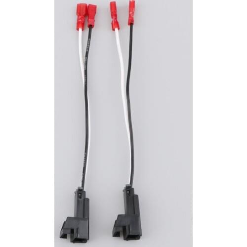 Pair Car Speaker Wires Harness Adapter Plug for Chevrolet Buick Hummer