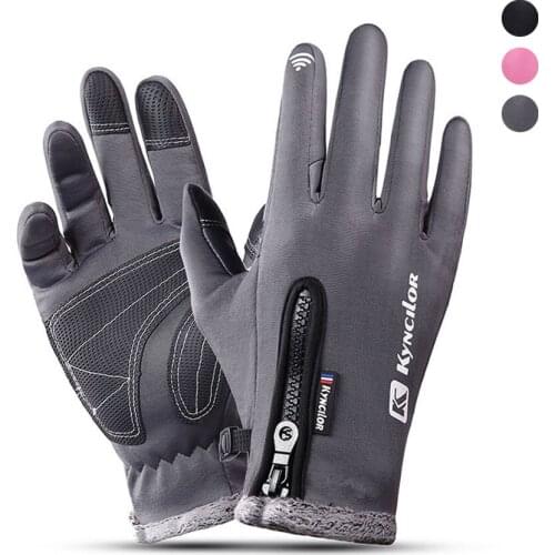 Unisex Winter Thermal Warm Touchscreen Bike Ski Outdoor Camping Hiking Motorcycle Cycling Gloves Full Finger Sport Skiing Gloves