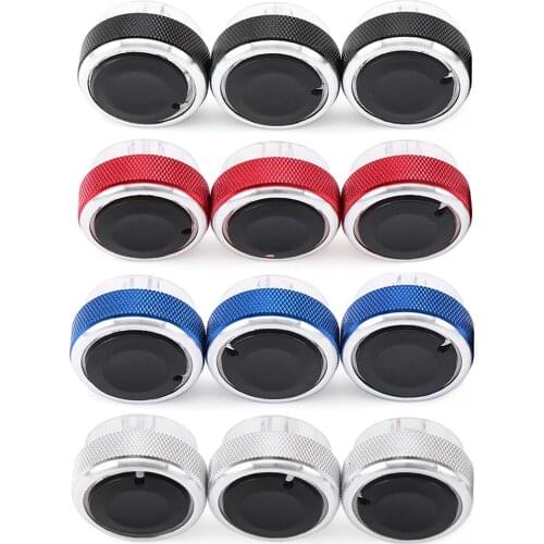 3PCS/LOT For FORD FOCUS Mondeo Air Conditioning Switch AC Knob Car heat control For focus 2 focus 3 Auto Accessories