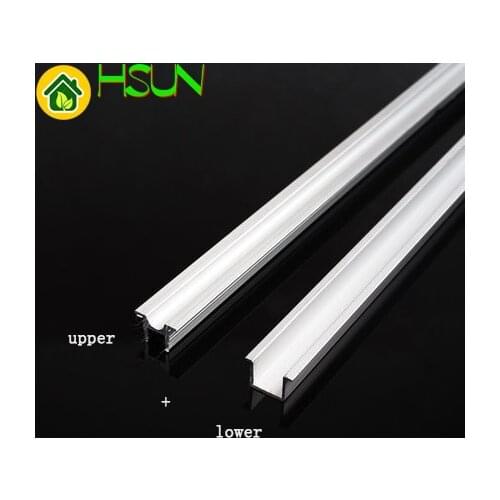 Wardrobe door sliding door Slide rail Chute furniture shifting groove Cabinet Doors Upper lower track Guide