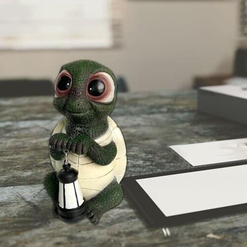 Garden Turtle Statue Outdoor Rustic Tortoise Sculpture Figurine for Porch Yard Patio Decor Outdoor Decoration