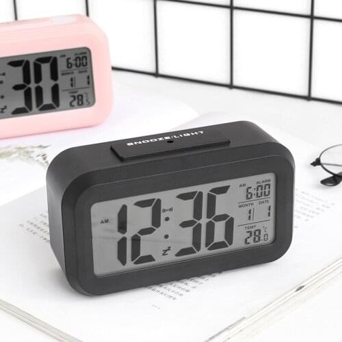 Luminous Minimalist Temperature Electronic Digital Alarm Clock Modern Creative Silent Alarm Clock Student Home Decoration MM60NZ