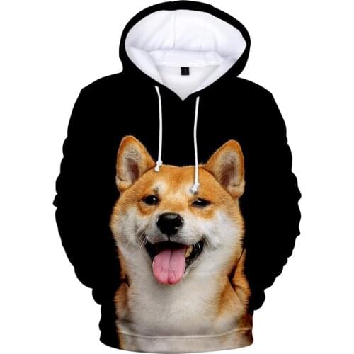 Shiba Inu 3D Print Hoodie Fashion Hip Hop Men Women Harajuku Sweatshirt 2021 Autumn Hoodies Plus Size Streetwear Children Hoodie