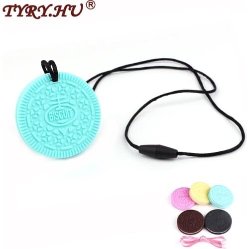 TYRY.HU 1pcs Round Silicone Teething Bead Cartoon Baby Teether Food Grade Silicone Mordedor Baby Toys Necklace BPA Free rodents