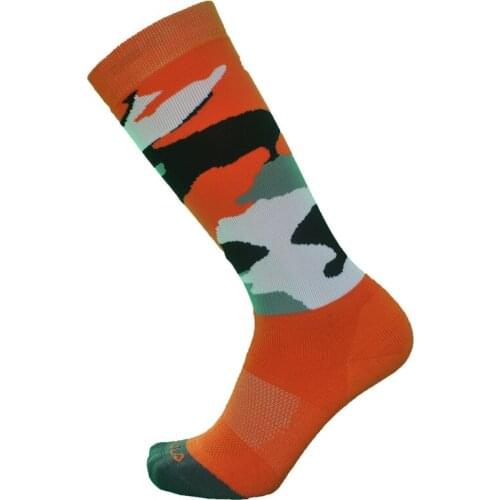 1 Pair Outdoor Sports Camouflage Color Merino Wool Thick Ski Socks Childrens Socks Womens Socks Mens Socks