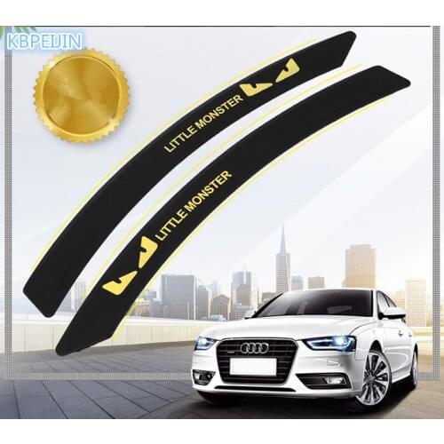 2pcs Car styling Wheel eyebrow Anti-collision Strip Stickers for Citroen c2 c4 c5 c4l c3 saxo xsara picasso berlingo accessories