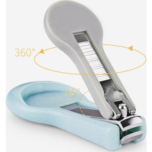 T5EC 5 Pcs/set Baby Nail Care Set with Cute Case Baby Nail Clippers Scissors Nail File Tweezers Newborn Gift for Women Infant