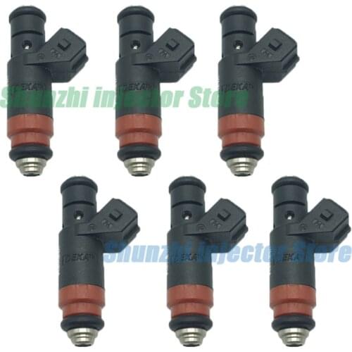 6pcs Fuel Injector Nozzle For chevrolet deawoo lada OEM:VAZ20734 E113B00185
