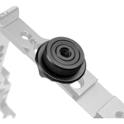 BGNing Aluminum Alloy Cable Clamp 1/4 SDI Lock Clamp with 6 Trunking for 2mm-5mm Cable DSLR Camera Cage Photography Kit Rig