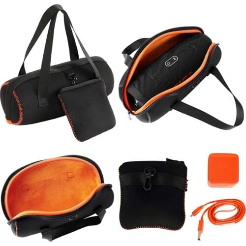 ZOPRORE Travel Carrying Storage Box for JBL Charge 5 Portable Wireless Speaker Cover Bag Case for Charge5 Protective Speaker Bag