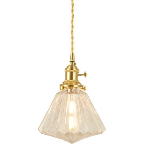 Vintage glass ball hanging lamp lustres para quarto bathroom fixture lampes suspendues living room decoration avizeler