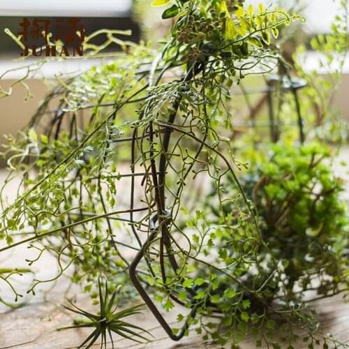 Artificial Hanging Periploca Forrestii Schlechter Rattan Fern Leaves Wall Vine Flowers Wedding Home Decor
