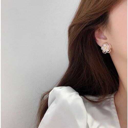 Женские золотые серьги MGJuly China At AliExpress