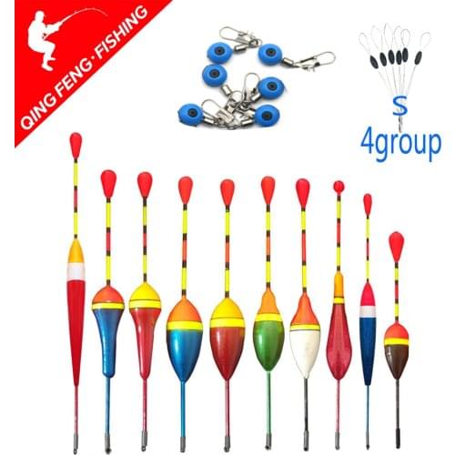 Fishing float suit combination 3pcs Fishing Floats+6pcs Fishing float connector+24pcs Fishing positioning beans fishing tools