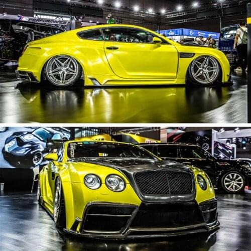 Suitable For Continental Bentley Gt Wide Body Enveloping Carbon Fiber Front Rear Bar Side Skirt Wheel Eyebrow Aircraft Cover