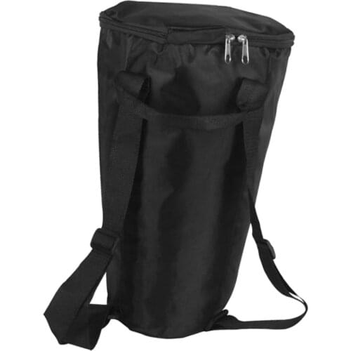 Durable 8 inch Djembe Shoulder Carry Storage Bag African Drum Gig Bag Backpack Container Black Percussion Instruments