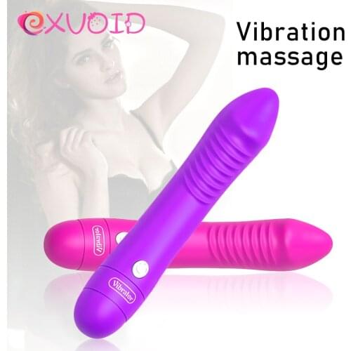 EXVOID Realistic Penis AV Stick Strong Vibration Dildo Vibrator 12 Speeds G-spot Massager Intimate Goods Sex Toys for Women