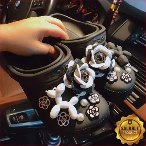 Luxury Charms for Crocss DIY Fashion Quality Clogs Shoes Buckle 2021 All-match Shoe Decorations Vintage Pearl Croc Charms Bundle