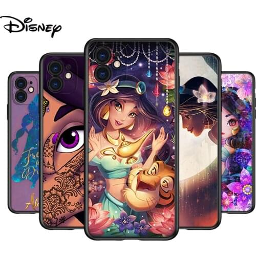 Silicone Cover Disney Jasmine Princess For Apple IPhone 12 Mini 11 Pro XS MAX XR X 8 7 6S 6 Plus 5S SE Phone Case