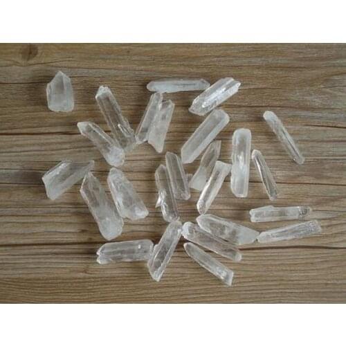 0.22LB)AAAA +Clear NATURAL Lemurian Seed Quartz Crystal Points Specimen100g /lot free shipping