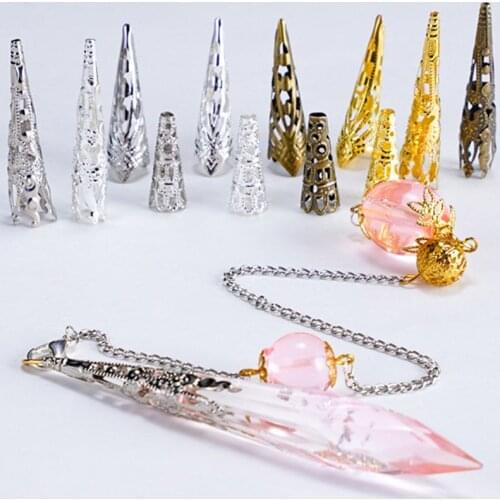 1 Set DIY Handmade Pendant Jewelry Mold UV Resin Epoxy Mould Crafts Making Soft Silicone Molds Gifts