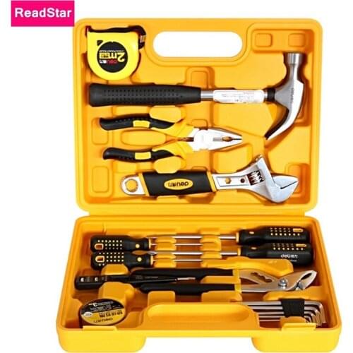 16PCS/LOT ReadStar 3701 multi functional tool set box tool kits 16 in 1 combined tool kit screwdrive wrench Gift box whole sale