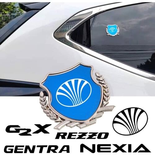 3D Sticker Auto Emblem Decal For Daewoo Matiz Nexia Lanos Kalos Gentra Nubira Espero Dama VIP Badge Car Styling sticker