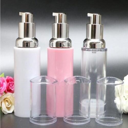 40ml Airless Bottle Vacuum Pump Lotion Cosmetic Container Used For Travel Refillable Bottles fast shipping