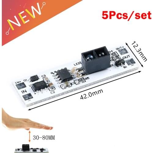 Short Distance Scan Sensor Sweep Hand Sensor Switch Module 36W 3A Constant Voltage LED Dimming Control Lamps Active Components