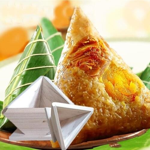 Delicious Zongzi Wooden Dumpling Mould DIY Traditional Rice-pudding Baking Molds Chocolate Mousse Cake Molds Kitchen Accessories