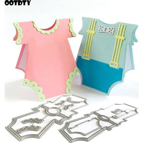 Baby Cloth Card Metal Cutting Dies Stencil Scrapbooking DIY Album Stamp Paper Card Embossing Decor Craft New for 2020