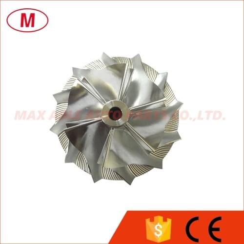 GT15-25 701374-0001/701374-0006 41.52/56.02mm 6+6 blades Performance Turbo Billet compressor wheel for 454191-0001 Turbochrager