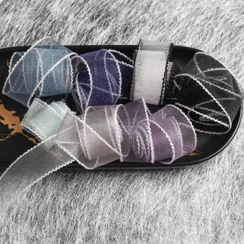 10mm-25mm 100yds A Roll Wholesale Organza Ribbon Diy Headwear Trim Sewing Home Craft Supply DIY handmade Decoration