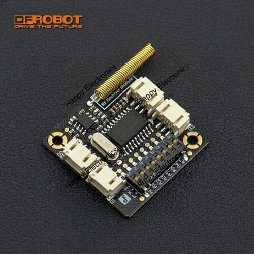DFRobot Gravity 315MHZ RF Receiver Module, 3.3V or 5V SC2272-L4 50M for Vehicle telecontrol Access control system Identification