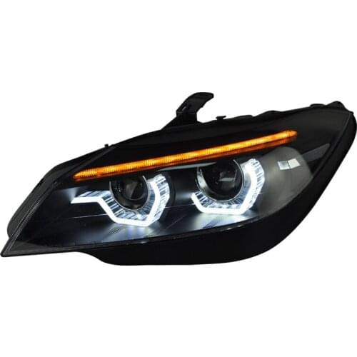 For BMW Z4 / E89 headlamp LED high configuration angel eye headlamp LED water steering lamp dual lens