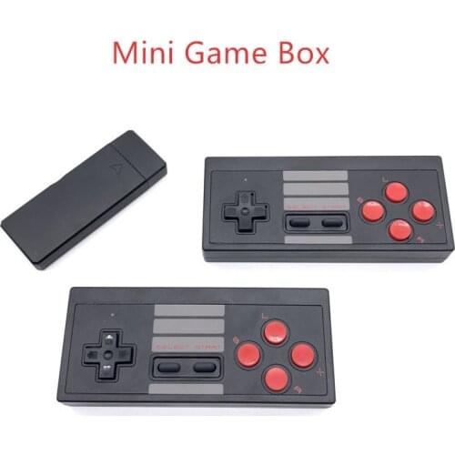 Coolbaby New Mini Game Console USB Game Box with 2.4G Wireless Controller For NES Children Game Console HD Output 660 Games