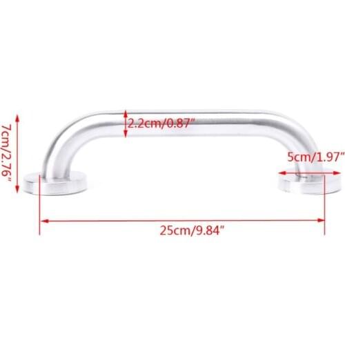 25cm Bathroom Shower Tub Handrail Stainless Steel Safety Toilet Support Rail Grab Bar Handle 875F