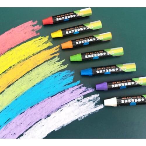Dropshipping stationery supplies 20Pcs Dust-Free Chalk Water-Soluble Kids Graffiti Crayons School Stationery