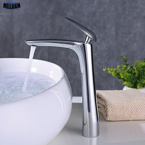 Black/White/Chrome Plated Deck Mounted Basin Faucet Solid Brass Bathroom Faucet Single Handle Hot And Cold Water Mixer Tap Ware