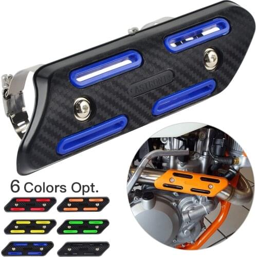 Motorcycle Exhaust Muffler Heat Shield Cover Guard For Husqvarna Husaberg For Yamaha Sherco For KTM Honda Kawasaki Dirt Bike 125