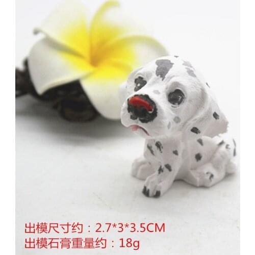 3D stereo mousse mold puppy aromatherapy plaster mold chocolate silicone mold C1074