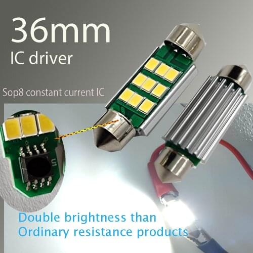 C5W LED Canbus Festoon 31mm 36mm 39mm 41mm 42mm canbus Interior Reading Light License Plate Lamp White