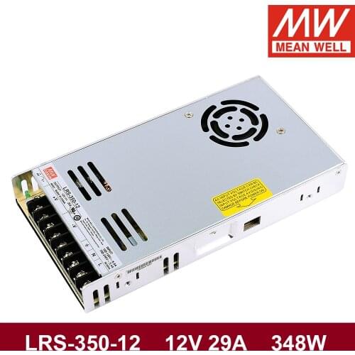 MEAN WELL LRS-350-12 12V 29A 348W Single Output Switching Power Supply Enclosed Type SMPS Meanwell LED Driver Light Transformer