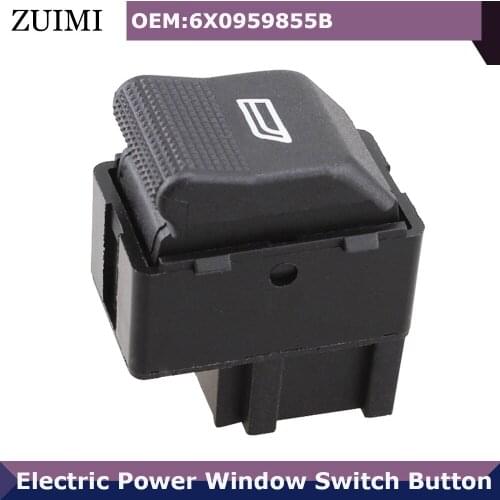 Electric Power Window Switch Button 6X0959855B For VW Hatchback LUPO 6X1 Polo 6N2 6E1 Seat Ibiza Seat Cordoba 6K2 Saloon