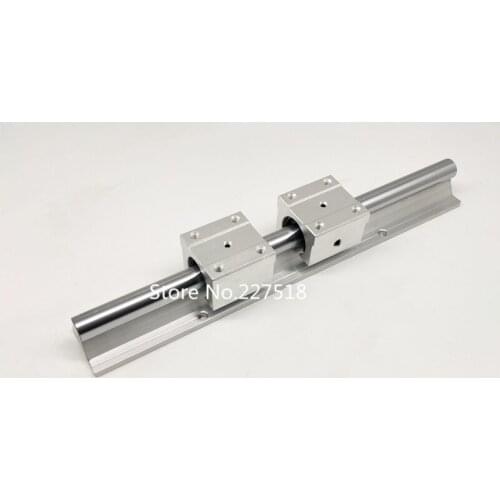 1pcs 12mm linear rail SBR12 350mm and 2 pcs SBR12UU linear bearing blocks for cnc parts 12mm linear guide