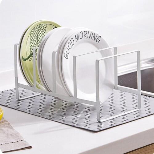 Multifunctional Pot Lid Holder Lid Organizer Pot Lid Shelf Storage Pot Lid Cupboard Pantry Holder Black Rack Organizer