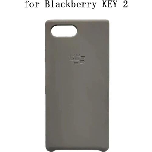 Original Soft Silicone Case for Blackberry KEY 2 Grey-green Back Phone Cover Shell for Blackberry KEY2 KEYTwo funda skin coque